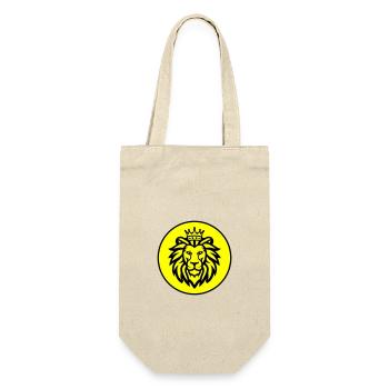 Lion Crown Symbol - Gift Bag for Bottles - nature - Front