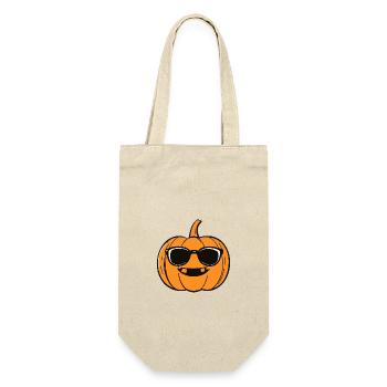 Pumpkin Halloween Autumn Cool - Gift Bag for Bottles - nature - Front
