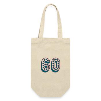ANNIVERSARY. HAPPY BIRTHDAY. HAPPY BIRTHDAY - Gift Bag for Bottles - nature - Front