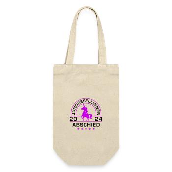 Bachelorette Party 2024 Unicorn - Gift Bag for Bottles - nature - Front