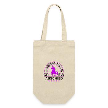 Hen Party Crew Unicorn - Gift Bag for Bottles - nature - Front