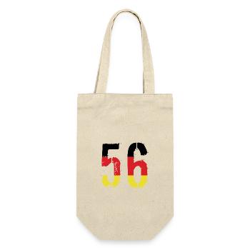 56 Number Germany Jersey - Gift Bag for Bottles - nature - Front