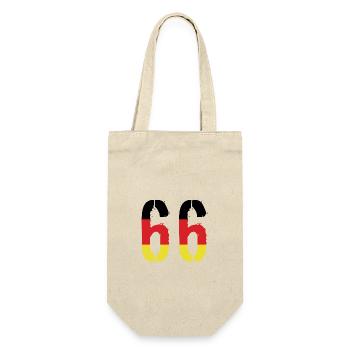 66 Number Germany Jersey - Gift Bag for Bottles - nature - Front