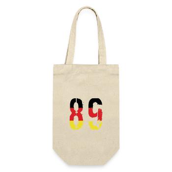 89 Number Germany Jersey - Gift Bag for Bottles - nature - Front