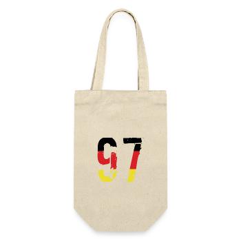 97 Number Germany Jersey - Gift Bag for Bottles - nature - Front