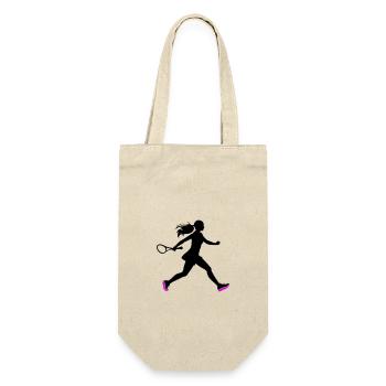 Icône du joueur de tennis - Sac à bouteille - nature - Devant