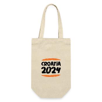 Croatia 2024 - Geschenkbeutel für Flaschen - Natur - Vorne