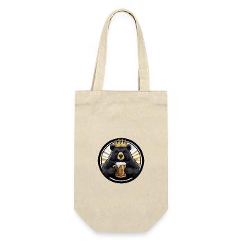 Bear Beer Comic - Gift Bag for Bottles - nature - Front