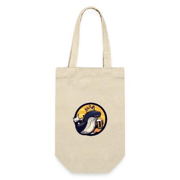 Whale Beer Comic - Gift Bag for Bottles - nature - Front