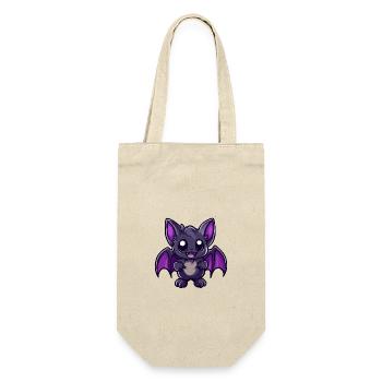 Chauve-souris Halloween Dessin animé drôle - Sac à bouteille - nature - Devant