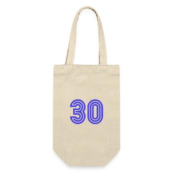 30. 30 YEARS. 30th ANNIVERSARY. 30TH ANNIVERSARY. - Gift Bag for Bottles - nature - Front