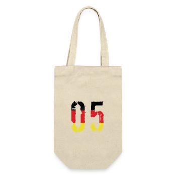5 Number Germany Jersey - Gift Bag for Bottles - nature - Front