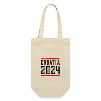 Croatia 2024 - Geschenkbeutel für Flaschen - Natur - Vorne