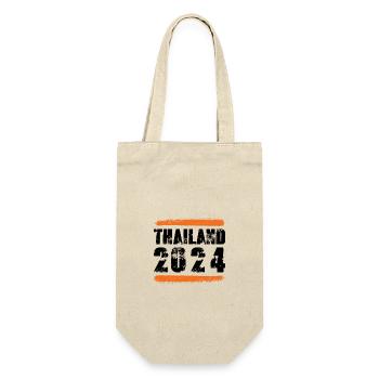 Thailand 2024 Team - Geschenkbeutel für Flaschen - Natur - Vorne