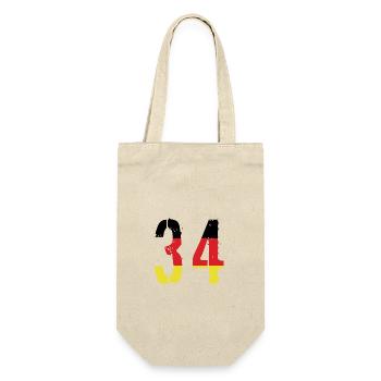 Maillot 34 Numéro Allemagne - Sac à bouteille - nature - Devant
