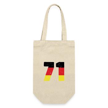 71 Numéro Jersey Allemagne - Sac à bouteille - nature - Devant