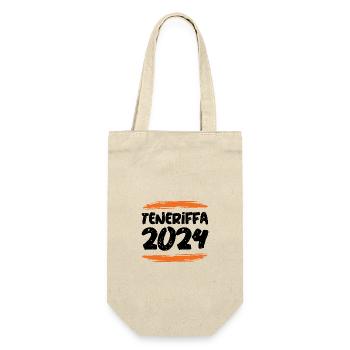 teneriffa 2024 - Geschenkbeutel für Flaschen - Natur - Vorne