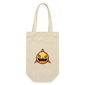 Hai Halloween Comic Zombie - Geschenkbeutel für Flaschen - Natur - Vorne