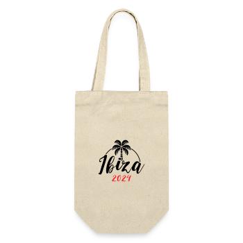 Ibiza 2024 - Geschenkbeutel für Flaschen - Natur - Vorne