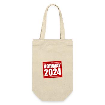 Norwegen 2024 - Geschenkbeutel für Flaschen - Natur - Vorne
