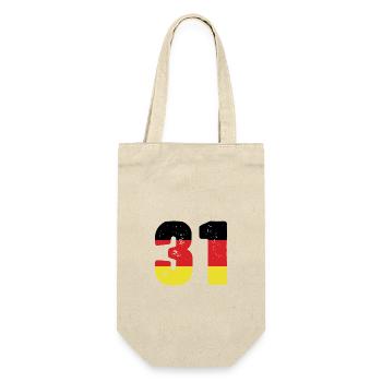 31 Numéro Jersey Allemagne - Sac à bouteille - nature - Devant