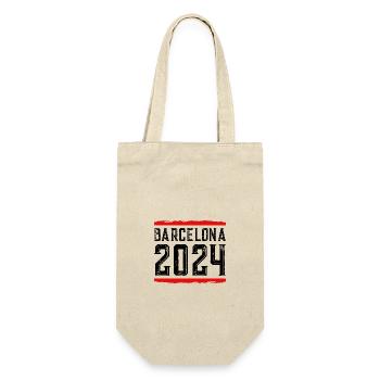 Barcelona 2024 - Geschenkbeutel für Flaschen - Natur - Vorne
