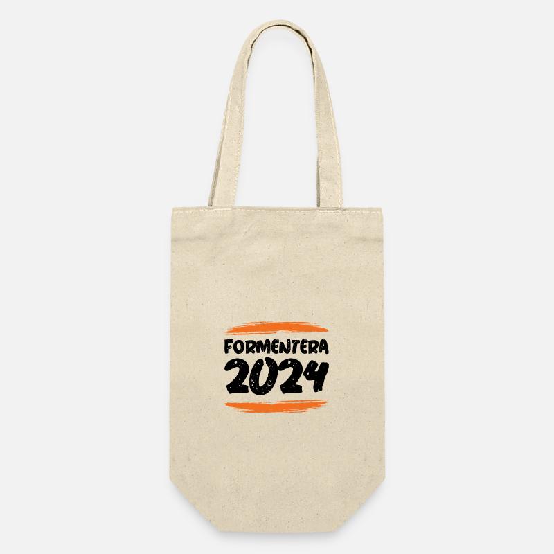 Formentera 2024 - Geschenkbeutel für Flaschen - Natur