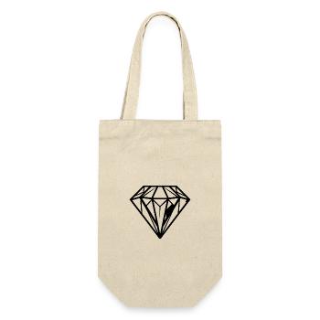 Diamond Gemstone Jewel - Gift Bag for Bottles - nature - Front