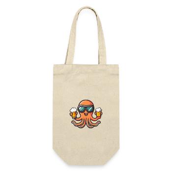 Bière de ski Octopus - Sac à bouteille - nature - Devant
