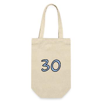 ANNIVERSAIRE. HAPPY BIRTHDAY. JOYEUX ANNIVERSAIRE. - Sac à bouteille - nature - Devant