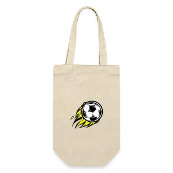 Football burns fire - Gift Bag for Bottles - nature - Front