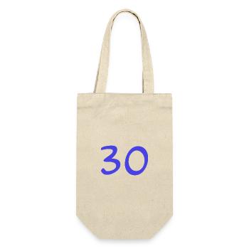 ANNIVERSAIRE. HAPPY BIRTHDAY. JOYEUX ANNIVERSAIRE. - Sac à bouteille - nature - Devant