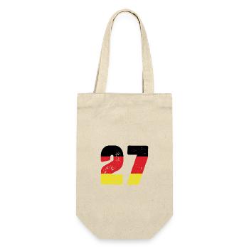 27 Numéro Jersey Allemagne - Sac à bouteille - nature - Devant