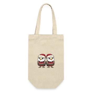 Eagle Christmas Team - Gift Bag for Bottles - nature - Front