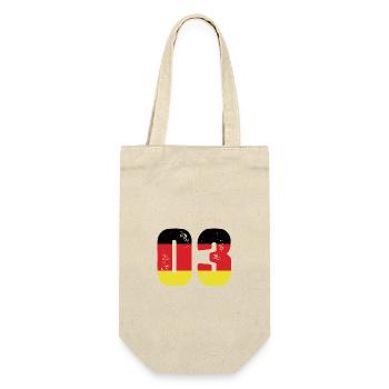 3 Number Jersey Germany - Gift Bag for Bottles - nature - Front