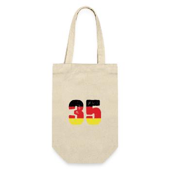 35 Numéro Jersey Allemagne - Sac à bouteille - nature - Devant