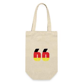 66 Number Jersey Germany - Gift Bag for Bottles - nature - Front