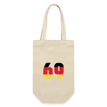 69 Numéro Jersey Allemagne - Sac à bouteille - nature - Devant