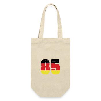 85 Number Jersey Germany - Gift Bag for Bottles - nature - Front