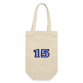 15. 15 YEARS. 15th ANNIVERSARY. 15 YEAR ANNIVERSARY. - Gift Bag for Bottles - nature - Front