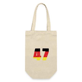 47 Numéro Jersey Allemagne - Sac à bouteille - nature - Devant