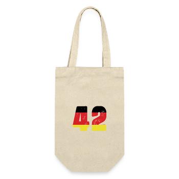 42 Numéro Jersey Allemagne - Sac à bouteille - nature - Devant
