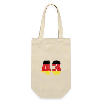 43 Numéro Jersey Allemagne - Sac à bouteille - nature - Devant