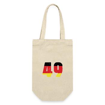 49 Numéro Jersey Allemagne - Sac à bouteille - nature - Devant