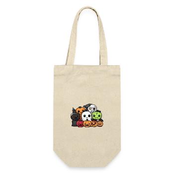 Halloween Party Trick Or Treat Dessin animé - Sac à bouteille - nature - Devant