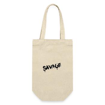 Savage! - Geschenkbeutel für Flaschen - Natur - Vorne
