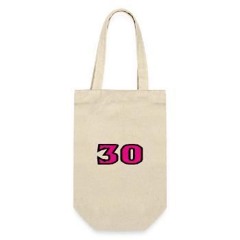 30. 30 YEARS. 30th ANNIVERSARY. 30TH ANNIVERSARY. - Gift Bag for Bottles - nature - Front