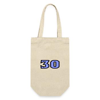 30. 30 YEARS. 30th ANNIVERSARY. 30TH ANNIVERSARY. - Gift Bag for Bottles - nature - Front