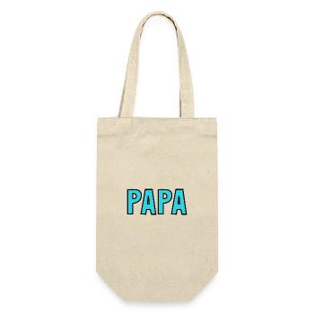 BONNE FÊTE PAPA. PAPA. FÊTE DES PÈRES. PÈRE - Sac à bouteille - nature - Devant