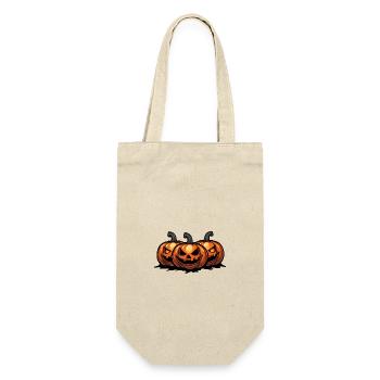 Pumpkin Halloween - Gift Bag for Bottles - nature - Front